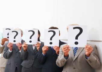 People with question mark